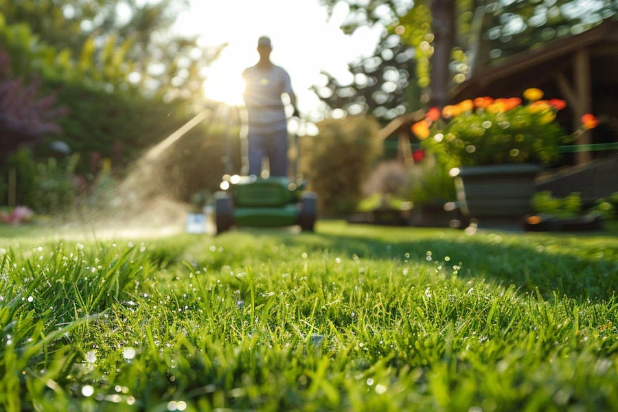 self powered lawn mowers